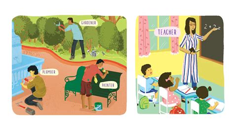 Community Helpers: Children's book illustration on Behance