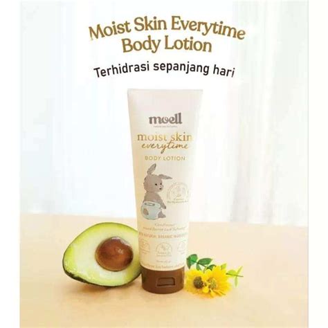 Jual Moell Moist Skin Everytime Body Lotion Pelembab Kulit Bayi Natural