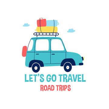 Road Trip Clip Art Car