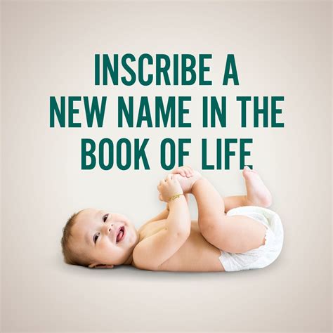 Inscribe A New Name In The Book Of Life - DansDeals.com