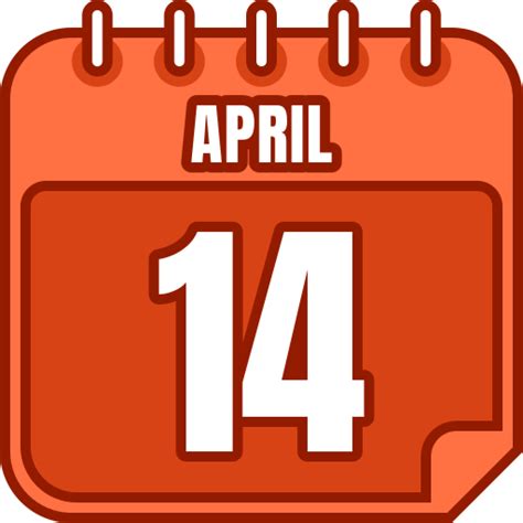 April 14 Generic Color Lineal Color Icon