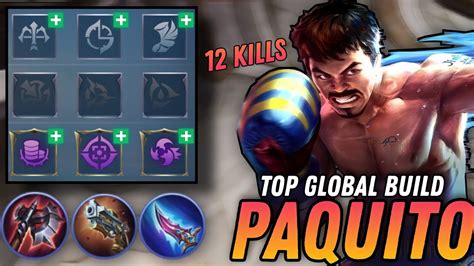 PAQUITO BUILD AND EMBLEM 2022 PAQUITO BEST BUILD 2022 MOBILE