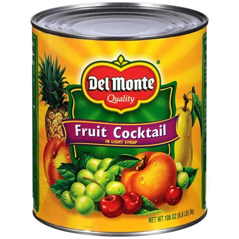 Del Monte Fruit Cocktail In Light Syrup 106 Oz Can