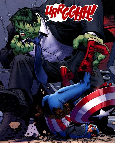 Ultimate Captain America Vs Hulk