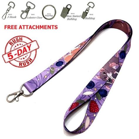 Day Rush Dye Sublimation Event Lanyards Everythingbranded Usa