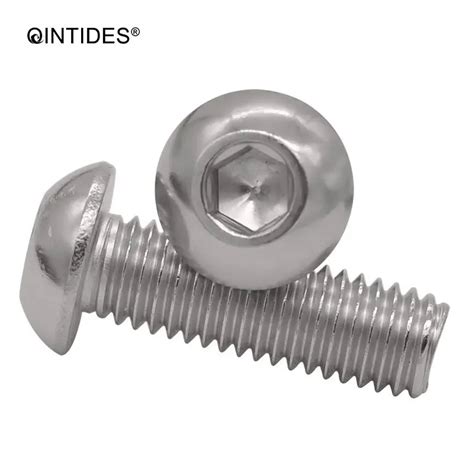 Qintides M6 M8 M10 Hex Socket Button Head Screws 316 Stainless Steel