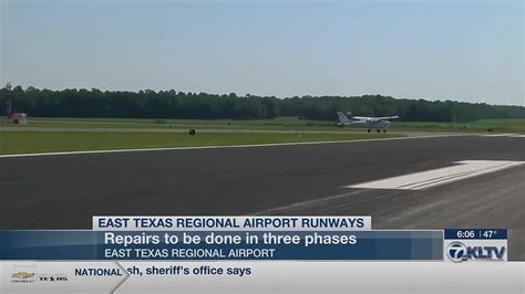 East Texas Regional Airport Director Shares Update On Repairs Youtube