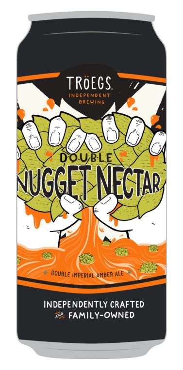 Double Nugget Nectar Can Illustrated Tröegs Independent Brewing