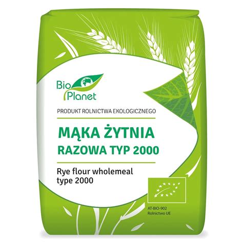 Mąka żytnia razowa typ 2000 bio 1 kg Najniższa cena BIO PLANET