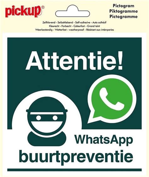 Pickup Pictogram X Cm Whatsapp Buurtpreventie Bol