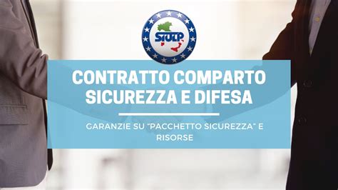 Contratto Comparto Sicurezza E Difesa Siulp