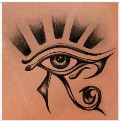 Eye Or Ra Horus Idee Per Tatuaggi Tatuaggio Egiziano Disegno Per