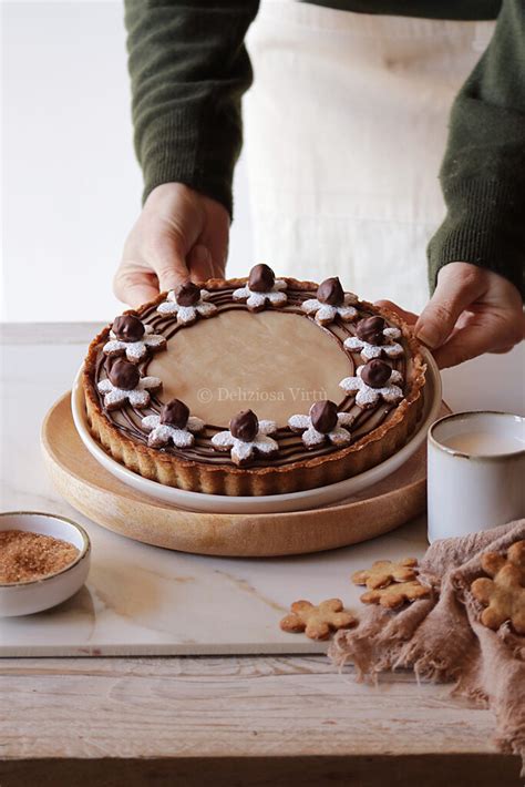 Crostata Vegana Con Crema Alle Mandorle E Cioccolato Deliziosa Virt