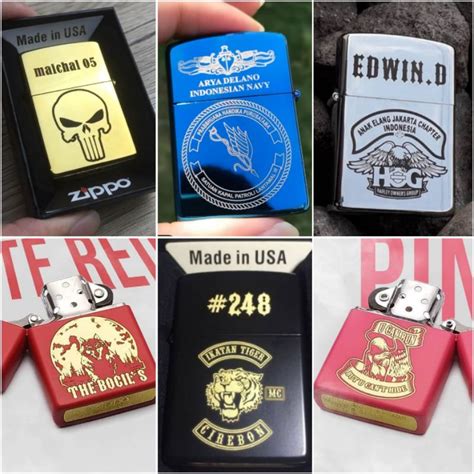 Jual KOREK API MODEL ZIPPO POLOS CUSTOM LOGO BRAND NAMA GRAFIR LASER