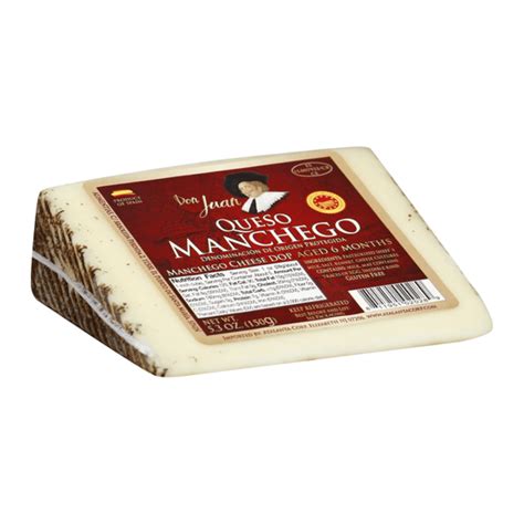 Don Juan Cheese Manchego 6 Months Cured 529oz Per Piece Alans Market