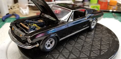 1968 Mustang GT 2 N1 Plastic Model Car Kit 1 25 Scale 854215