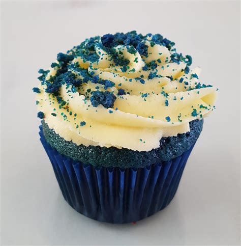 Blue Velvet Cupcake 180 Degrees Catering Confectionery