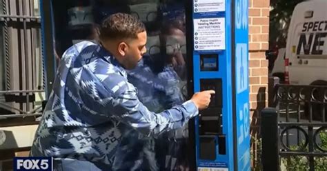 Nyc Unveils Vending Machines With Narcan Safer Meth And Crack Pipe