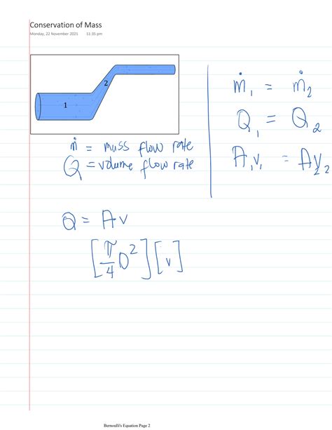 Solution Bernoulli S Equation Studypool