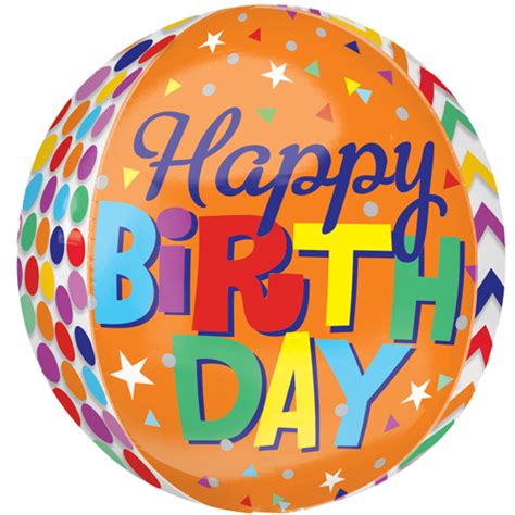 Happy Birthday Foil Balloon PNG Transparent Images