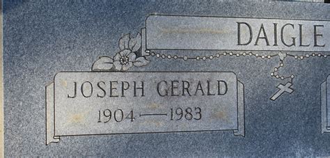 Joseph Gerald Daigle 1904 1983 Memorial Find A Grave