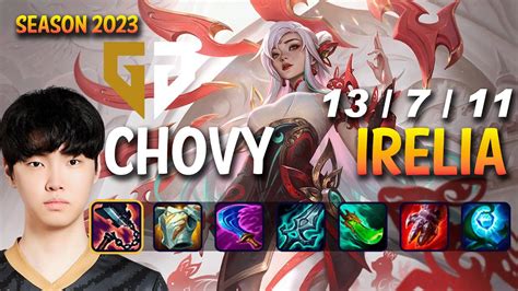 Gen Chovy Irelia Vs Hwei Mid Patch 13 24 Kr Ranked Youtube