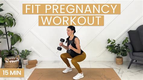 Best Full Body Pregnancy Dumbbell Workout 15 Min All Standing Safe