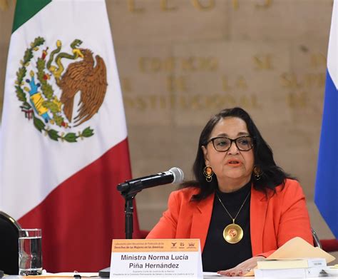 Ministra Norma Lucía Piña Hernández En El Mensaje De Conclusiones Y