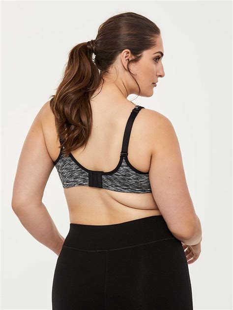 Plus Size Sports Bra With Mesh Activezone Penningtons