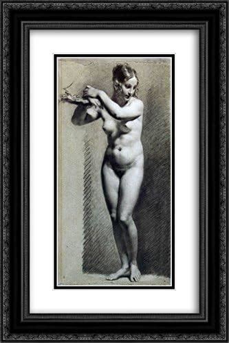 Amazon Drawing Of Female Nude With Charcoal And Chalk X Black