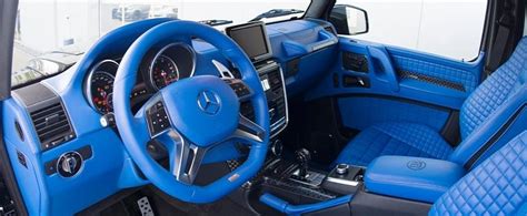 Brabus G500 4x4 Has a Blue Leather Interior That's Nifty - autoevolution