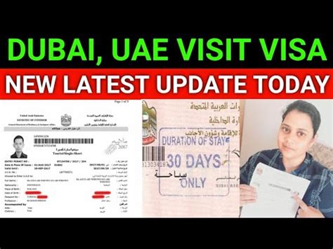 Uae Visit Visa New Latest Update Dubai Visit Visa New Latest Update