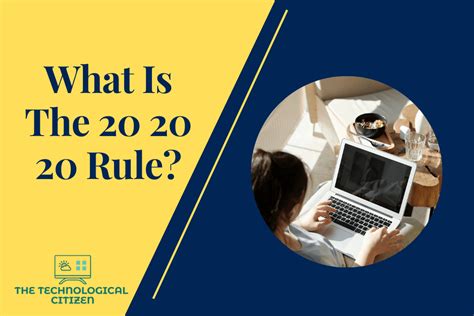 What Is The 20 20 20 Rule?