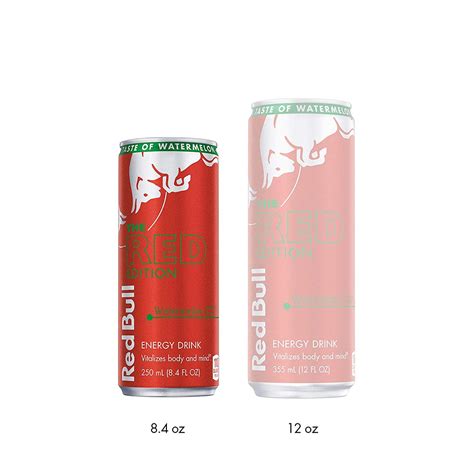 Red Bull Watermelon Red Edition Energy Drink 84 Fl Oz Pack Of 24