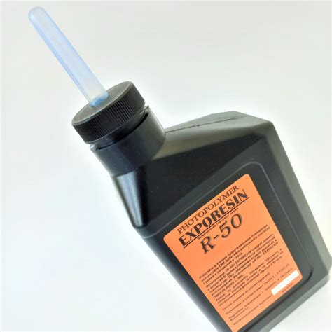 Фотополимер R-50 EXPORESIN для изготовления печатей 500ml с удобным ...