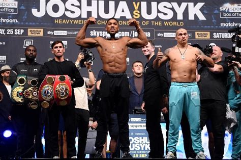 Anthony Joshua vs Oleksandr Usyk Predictions And Tips Preview