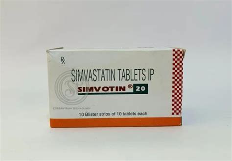 Simvotin Mg Simvastatin Tablets Treatment High Cholesterol At Rs