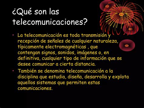 Las Telecomunicaciones Ppt