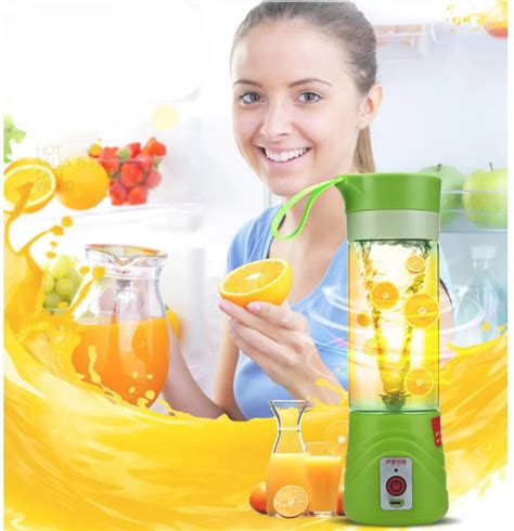 Mini Portable USB Electric Fruit Juicer Machine Rechargeable Smoothie