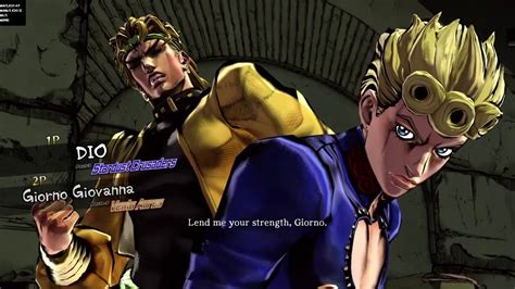 Jojos Bizarre Adventure Eyes Of Heaven All Dio Unique Intro Dialogue Youtube