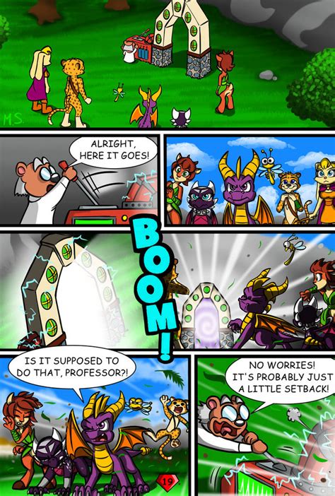 Crash n Spyro: page 19 by MagzieArt on DeviantArt