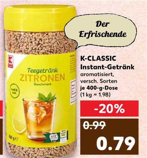 K classic Instant getränk Angebot bei Kaufland