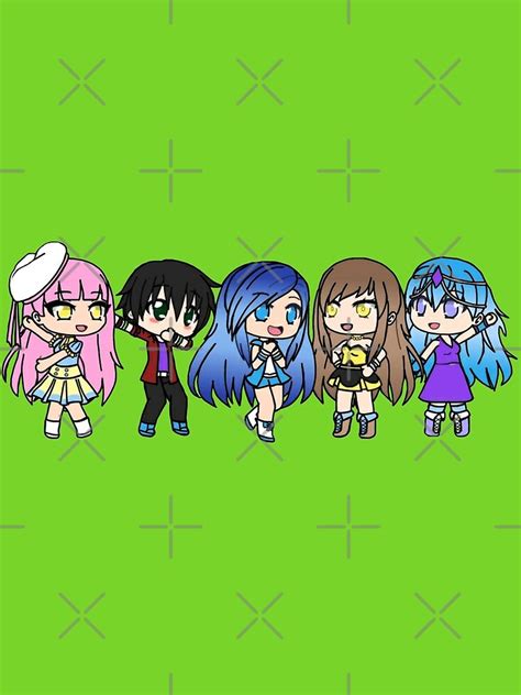 Funneh Krew Minecraft Game Gacha Poster By Skyred233 Redbubble