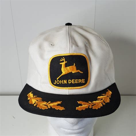 John Deere Patch Gold Leaf Scrambled Eggs Snapback Ha Gem