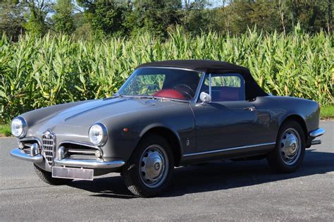 Alfa Romeo Giulietta SPIDER de 1963 à vendre voiture ancienne de