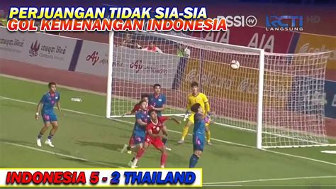 Final Sea Games 2023 Detik Detik Gol Kemenangan Indonesia 5 Vs 2