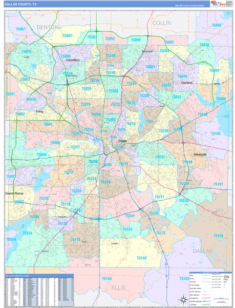 Maps of Dallas County Texas - marketmaps.com