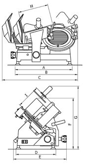 Affettatrice a Gravità 300G Noaw