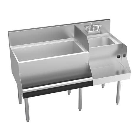 Krowne Kr24 W48l 10 48 Royal 1800 Series Cocktail Station W 92 Lb Ice