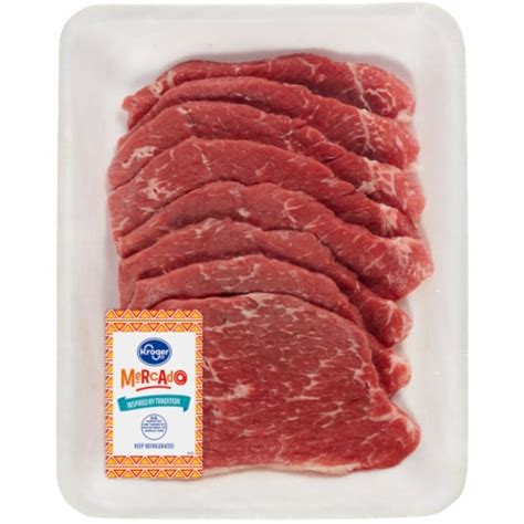 Kroger Mercado Thin Sliced Beef Bottom Round Steak 1 Lb Pick N Save